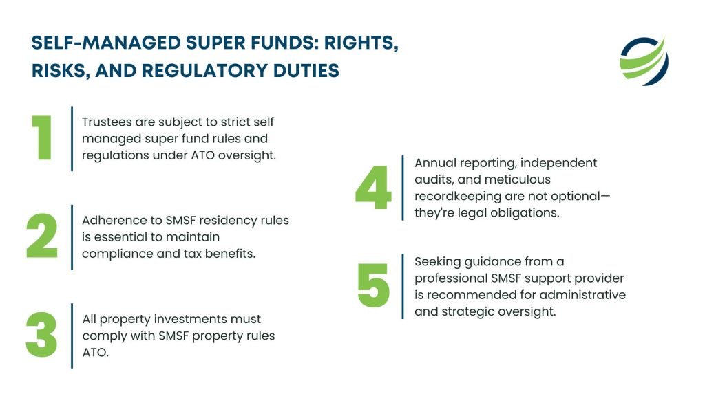 Self-Managed Super Funds: Rights, Risks, and Regulatory Duties